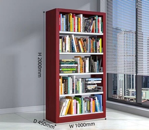 Estantería de Metal de diseño moderno, muebles de madera de hierro para oficina, escuela, sala de estar, dormitorio, Hotel, <span class=keywords><strong>Hospital</strong></span>, <span class=keywords><strong>Biblioteca</strong></span> - Product Image 5