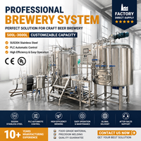 Équipement de brasserie clé en main 1000L 10HL, système complet de bière artisanale |   Solution tout-en-un pour la transformation des boissons et du vin commerciaux