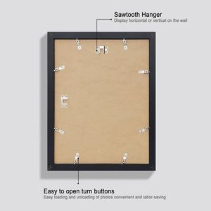 Cadres photo muraux en bois faits main, créatifs, 10x10 et 20x20, pour la maison, simples, élégants, modernes, 5 couleurs, écologiques et imperméables, vente en gros - Product Image 2