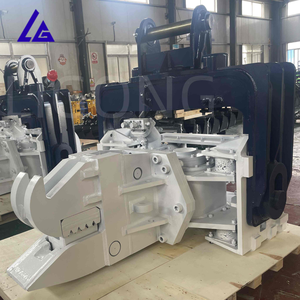 Vibro-compacteur rotatif à 360 degrés à vitesse accrue pour projets solaires et <span class=keywords><strong>de</strong></span> clôtures pour excavatrice SK200 - Product Image 4