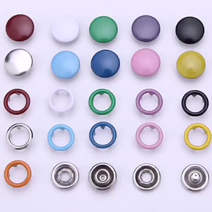 10 colores 9,5mm Snap Fasteners Tool Kit Hollow Solid Metal Prong Snaps Botones Herramientas Botón al por mayor - Product Image 2