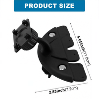 Support CD pour écran CarPlay avec boule de 17 mm pour téléphone portable, moniteur de voiture 4-11 pouces, support tablette Android Auto