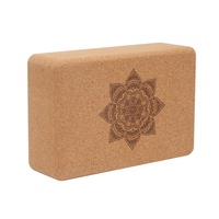 Brique de yoga en liège professionnelle haute densité 369 pouces, personnalisable avec logo, pour la danse