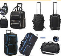 Valise souple pour homme 30 pouces, bagage à roulettes silencieux avec serrure TSA pour voyage en famille