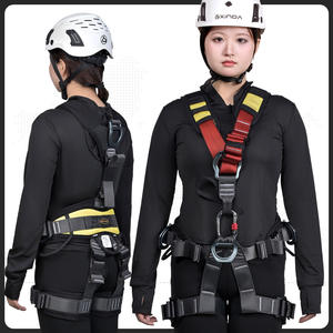 Arnés de seguridad de cuerpo completo Xinda, longitud ajustable, resistencia a la rotura de 1500 kg, para escalada en roca y trabajos en altura. - Product Image 3