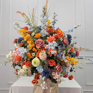 Nuevo diseño de bola de flores artificiales para centros de mesa, centro de mesa floral hecho a mano para decoración de mesas de boda - Product Image 3