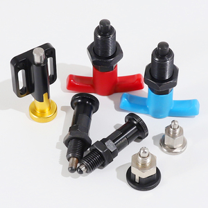 Ventes chaudes Pan qi FD-19 Goupille d'indexation en acier de type T, bouton de serrage autobloquant, ressort de positionnement M12-M24 Noir Industriel - Product Image 2