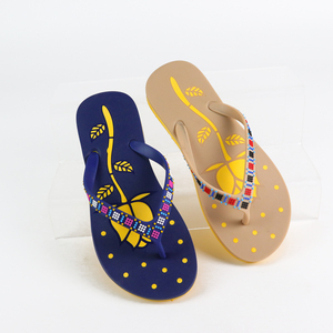 Mode bas prix pied imprime marque de dames chaussures confortables femmes été pantoufles tongs pantoufle - Product Image 6
