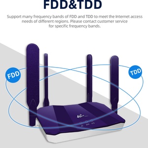 Routeur portable R8B 4G LTE 300M avec 4 antennes, ports RJ45, point d'accès Wi-Fi 2.4G, pare-feu, cryptage WEP, débloqué pour toute carte SIM, idéal pour les petites entreprises (SOHO) - Product Image 4