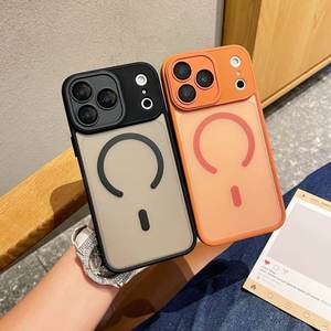 Funda Magnética Antichoque para <span class=keywords><strong>iPhone</strong></span> 17 <span class=keywords><strong>Pro</strong></span> Max y <span class=keywords><strong>14</strong></span> Plus, Acabado Mate Electrochapado, Diseño Ejecutivo - Product Image 4