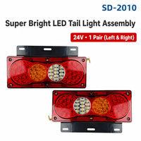 Feu clignotant arrière 12V/24V en plastique, ensemble de feux de signalisation électroniques pour camion JMC Kaiyun