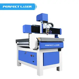 Perfeito Laser-construção publicidade acrílico metal 4030 6090 nc escultura máquina woodworking cnc router máquina