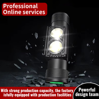 Lampe frontale de camping multicolore de haute qualité, rechargeable, 7-1800LM, SST40, SST25, XML2, type-C, lampe frontale de course haute puissance avec zoom