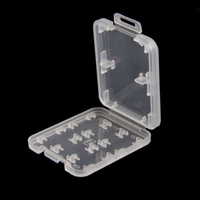 Plastic Case for Micro SD TF Memory Card Storage Holder Box Protector for SDHC/SDXC/MMC/MS Pro Card