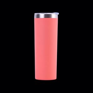 Double Wall Stainless Steel Vacuum Blank Sublimation Sport Water Bottle Insulated 20oz Tumbler <b>with</b> Lid and <b>Straw</b> - Product Image 4