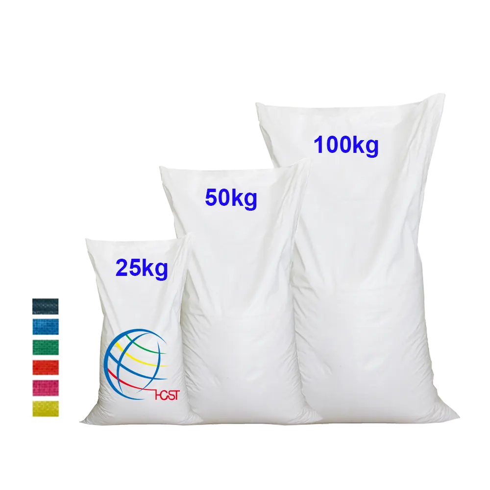 Chine 5kg 25kg 50kg 100kg polypropylène sucre farine grain maïs riz sac laminé pp tissé sable engrais sac