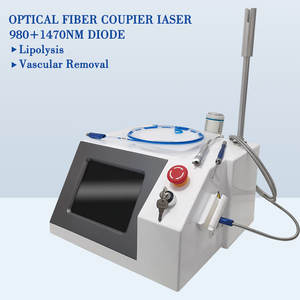 جهاز إندوليزر فازر 1470 نانومتر لشفط الدهون بالشفط الهوائي 980 نانومتر لشد الوجه وإذابة الدهون بالألياف البصرية للعمليات الجراحية التجميلية - Product Image 2