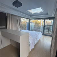 Nouvelle conception de hôtel-capsule de luxe de haute qualité, pod spatial, maison préfabriquée en acier pour usage extérieur