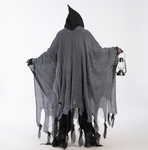 Sombrero de fiesta Fez forma de fantasma accesorios de estudio fotográfico <span class=keywords><strong>bruja</strong></span> <span class=keywords><strong>Zombie</strong></span> esqueleto diablo muestra capa Venta caliente Cosplay <span class=keywords><strong>disfraz</strong></span> de Halloween - Product Image 5