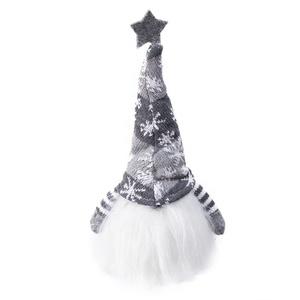 Figurine de noël en peluche 21 cm, décoration de table d'intérieur, avec éclairage LED, figurine <span class=keywords><strong>elfe</strong></span> <span class=keywords><strong>scandinave</strong></span>, fourre-tout - Product Image 3