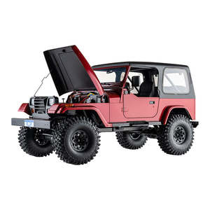 Nouvelle voiture RC FMS 1/10 Mashigan V2 <span class=keywords><strong>Rock</strong></span> Crawler RS Rouge 4x4, véhicule rétro d'escalade à l'échelle, cadeau de Noël pour adultes et enfants, jouets d'aventurier - Product Image 3