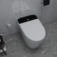 WC intelligent avec siège chauffant, design moderne, désodorisation automatique, WC intelligent à poser au sol pour chambre à coucher