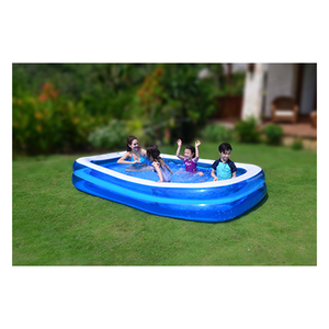 Jilong <span class=keywords><strong>Sunclub</strong></span>-PISCINA Rectangular para niños, 305cm x 183cm x 50cm, piscina inflable de fácil vaciado para jardín al aire libre - Product Image 4