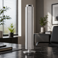 Diffuseur de parfum commercial sur pied 500 ml, contrôle intelligent par application Wi-Fi, nébuliseur d'arômes sans eau, tour métallique