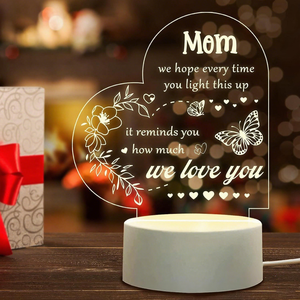 Drôle 3D LED Veilleuse ABS Base Bureau Lampes De Table Acrylique Anime Beau Cadeau De Noël <span class=keywords><strong>D</strong></span>écor Amusant Nuit Lumières <span class=keywords><strong>D</strong></span>écoratives - Product Image 2