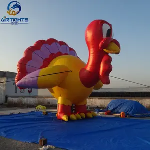 ผู้ผลิตมืออาชีพคุณภาพสูง Giant Inflatable ตุรกีบอลลูนสำหรับวันขอบคุณพระเจ้า