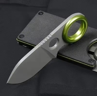 Draagbare Zakmes Edc Camping Multi-Tool Vast Mes Sleutelhanger Mes Multifunctioneel Mini Fruitmes Voor Zelfverdediging Wandelen