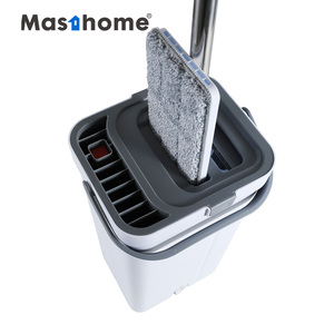 <span class=keywords><strong>Precio</strong></span> <span class=keywords><strong>de</strong></span> fábrica: Juego <span class=keywords><strong>de</strong></span> fregona plana con cubo, que ahorra esfuerzo, con almohadillas, para limpieza <span class=keywords><strong>de</strong></span> suelos <span class=keywords><strong>de</strong></span> baño, lavado y secado, con sistema <span class=keywords><strong>de</strong></span> escurrido. - Product Image 1