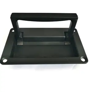 OEM ODM custom die casting Zinc Alloy black powder electric cabinet toolbox handle