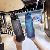 Bouteille d'Eau en Plastique Givré de 780 ml en Gros pour Sports, Extérieur, École, Enfants, Étudiants – Bouteille Portable à Boire Directement