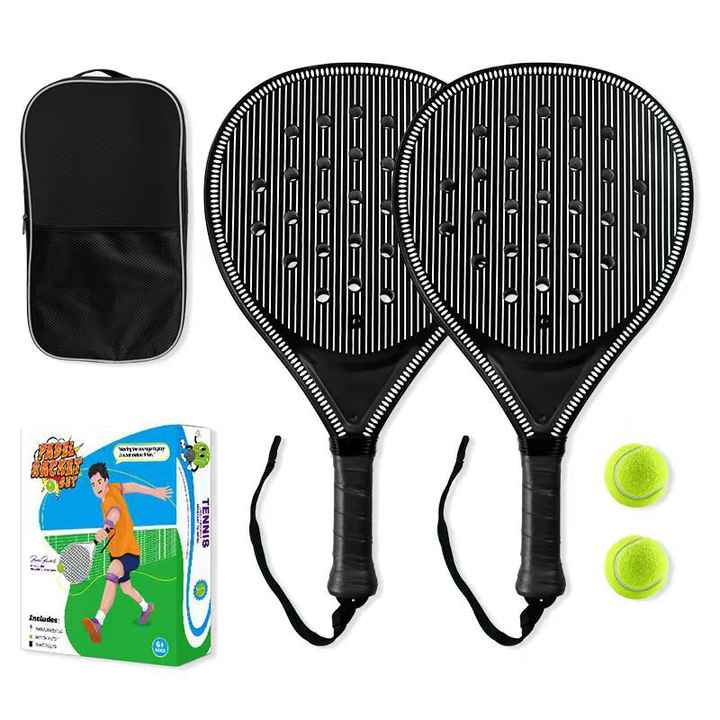 KUAIQIU Integrated Fall-Resistant ABS Padel with Nylon Net Parent-Child ...