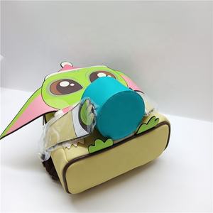 Custom Cute Children's <strong>Backpack</strong> Artificial Leather Bag Kawaii Special Shape Alien <strong>Yoda</strong> <strong>Baby</strong> Bag Professional Manufacturer - Product Image 4