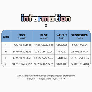 Arnés para Perro Pequeño Estilo Coreano con Bolsa, Arnés Mochila para Perro con Correa, Arnés Mochila para Cachorro con Bolsa de Basura - Product Image 5