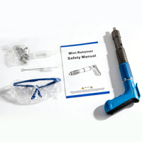 Pistola de Clavos Neumática Profesional Mini Portátil, Herramienta Manual Adecuada para Fijar Marcos de Hormigón y Metal
