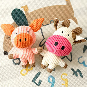 Pet Squeak Toys <b>Plush</b> Chewable Animal Sound Making Dog <b>Cat</b> Indoor Playtoy - Product Image 2