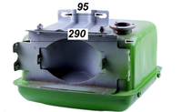 Réservoir de carburant, moteur diesel, réservoir de carburant, grande ouverture carrée de 185 mm avec plaque de protection, phares 190N inclus, couleur personnalisable