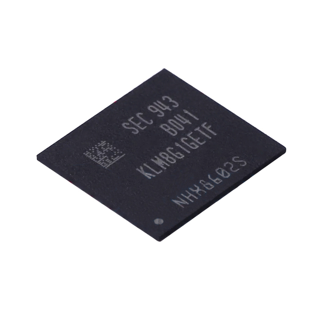 Industrial Grade 8GB EMMC 5.1 Embedded Memory IC Flash Memory Chip In Stock KLM8G1GETF-B041 for Industrial HMI, 4G/5G CPE, IoT
