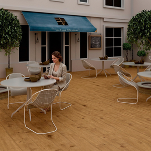 Modernas baldosas de porcelana Stackbond de 200x1200 mm con aspecto de madera mate, diseño de tiras largas de 20x120 cm - Product Image 2