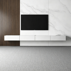 Meuble <span class=keywords><strong>TV</strong></span> flottant en bois de luxe sur mesure avec rangement pour salon, chambre et loisirs - Product Image 1
