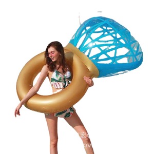 Anillo de natación transparente inflable de 90 cm, diseño de dibujos animados para uso en hoteles y complejos infantiles, material de Pvc respetuoso con el medio ambiente - Product Image 5