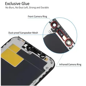 หน้าจอ GX OLED สำหรับ X XS XR 11 <span class=keywords><strong>12</strong></span> 13Pro 14 15 16 <span class=keywords><strong>Pro</strong></span> <span class=keywords><strong>Max</strong></span> 17 17pro 17pm จอแสดงผล <span class=keywords><strong>True</strong></span> Tone 3D Touch อะไหล่เปลี่ยนหน้าจอ - Product Image 6
