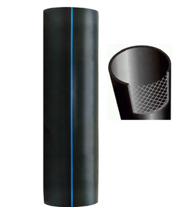Pleine forme haute densité polyéthylène maille d'acier squelette en plastique composite renforcé tuyau en polyéthylène - Product Image 1