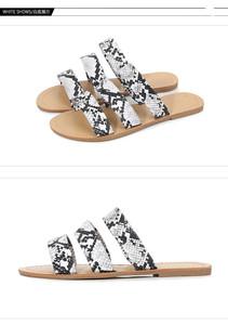Designer di moda sandali <span class=keywords><strong>antiscivolo</strong></span> <span class=keywords><strong>antiscivolo</strong></span> 2023 sandali Casual da <span class=keywords><strong>donna</strong></span> sandali piatti leopardati di colore misto mezze pantofole pigre - Product Image 6