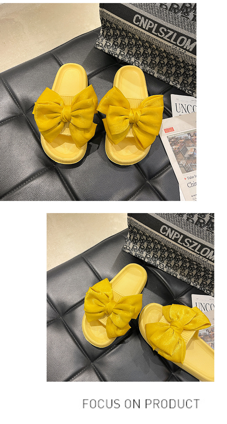 Oversized Butterfly Slippers Girls Slides Shoes Outdoor Beach Non-slip Woman Slippers