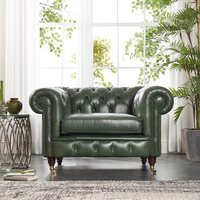 Canapé en cuir PU vert foncé de style rétro américain, pieds en bois massif de style français, pour salon, petit appartement, café, hôtel, finition cirée