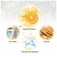 Venta al por mayor 4 en 1 Orange Pedicure Soak Jelly Foot Spa Care Set Premium Skin Care Treatment